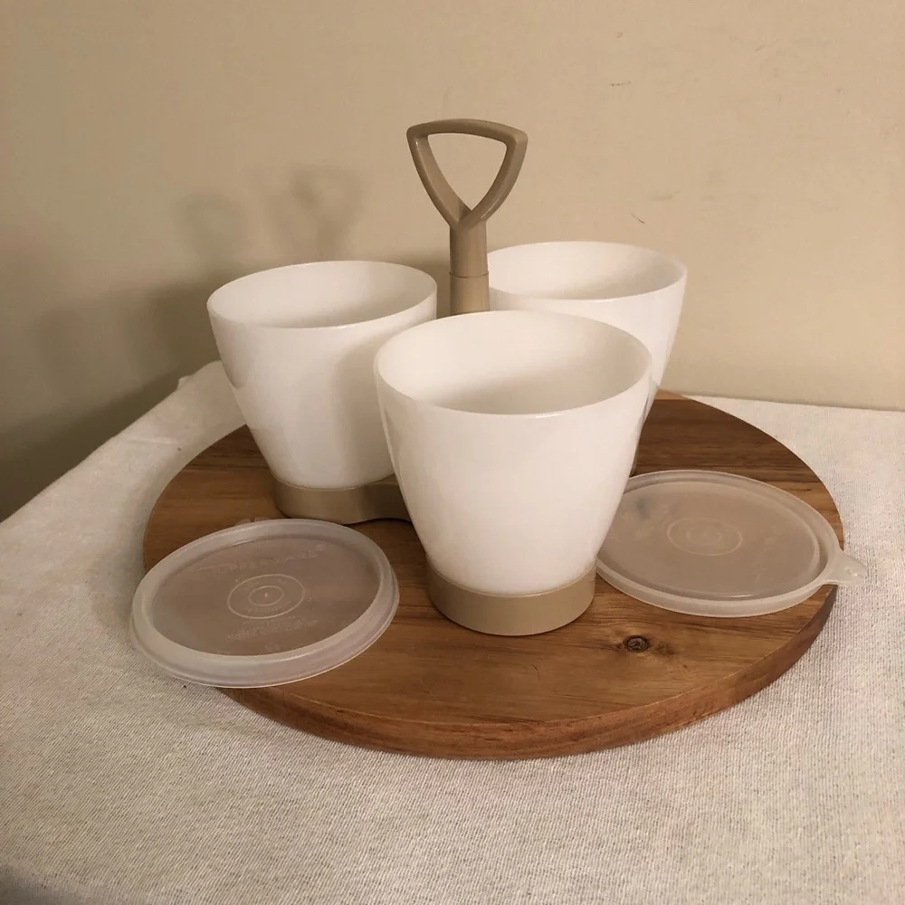 Vintage Tupperware Condiment Set - Picture 1 of 4